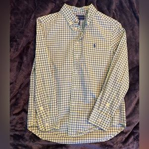 Ralph Lauren Plaid Button Down, Boys Medium